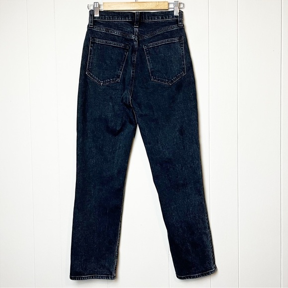 Abercrombie & Fitch Ankle Straight Ultra High Rise Jeans 26‎ 2 R black classic - Picture 4 of 13